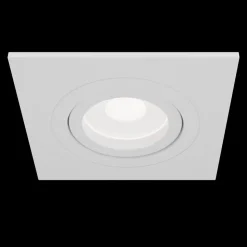 Atom downlight, GU10, hvit, kantet ramme
