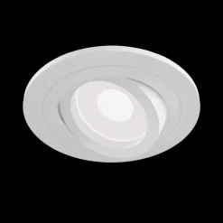 Atom downlight, GU10, hvit, rund ramme
