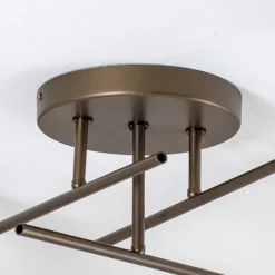 Axion taklampe, 3 lyskilder, titanfarget, stål