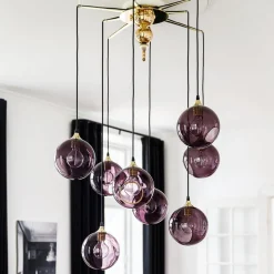 Baldakin Flash Your Lamps Deluxe, gull, 8-armet, kan tilpasses