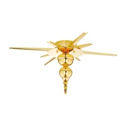 Baldakin Flash Your Lamps Deluxe, gull, 8-armet, kan tilpasses