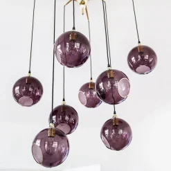 Baldakin Flash Your Lamps Deluxe, gull, 8-armet, kan tilpasses