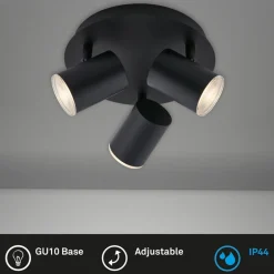 Banyo Splash takspot GU10 IP44 rund 3 lyskilder