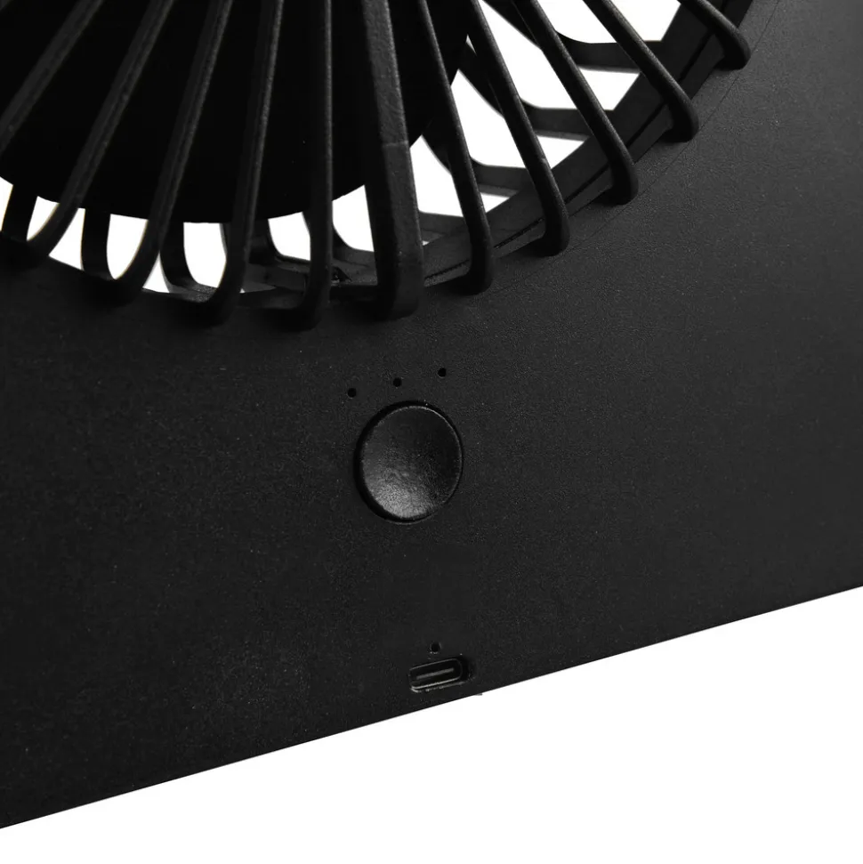 Batteridrevet bordvifte Breezy, svart, stillegående