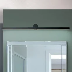 Beauty LED-speilbelysning, bredde 101 cm, svart