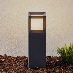 BEGA 84604 - LED-sokkellampe grafitt, 3 000 K