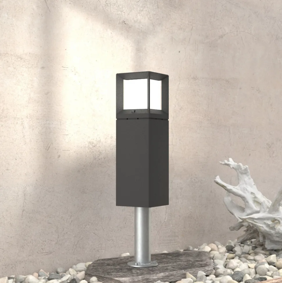 BEGA 84604 - LED-sokkellampe grafitt, 3 000 K