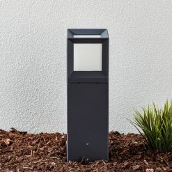 BEGA 84604 - LED-sokkellampe grafitt, 3 000 K