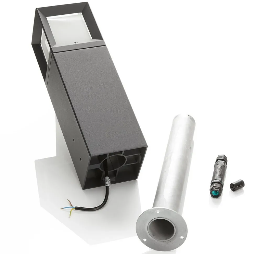 BEGA 84604 - LED-sokkellampe grafitt, 3 000 K