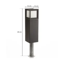 BEGA 84604 - LED-sokkellampe grafitt, 3 000 K