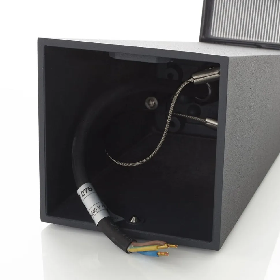 BEGA 77276 - LED-sokkellampe grafitt, 3 000 K