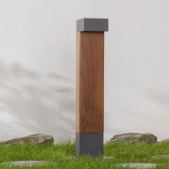 BEGA 84498 LED-veilampe, grafitt, kantet hode