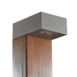 BEGA 84498 LED-veilampe, grafitt, kantet hode