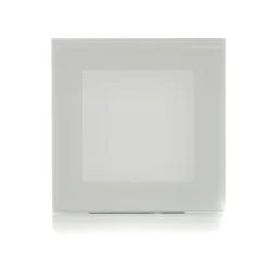 BEGA Accenta veggmontering kantet ring hvit 315lm