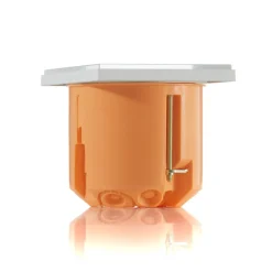 BEGA Accenta veggmontering kantet ring hvit 315lm