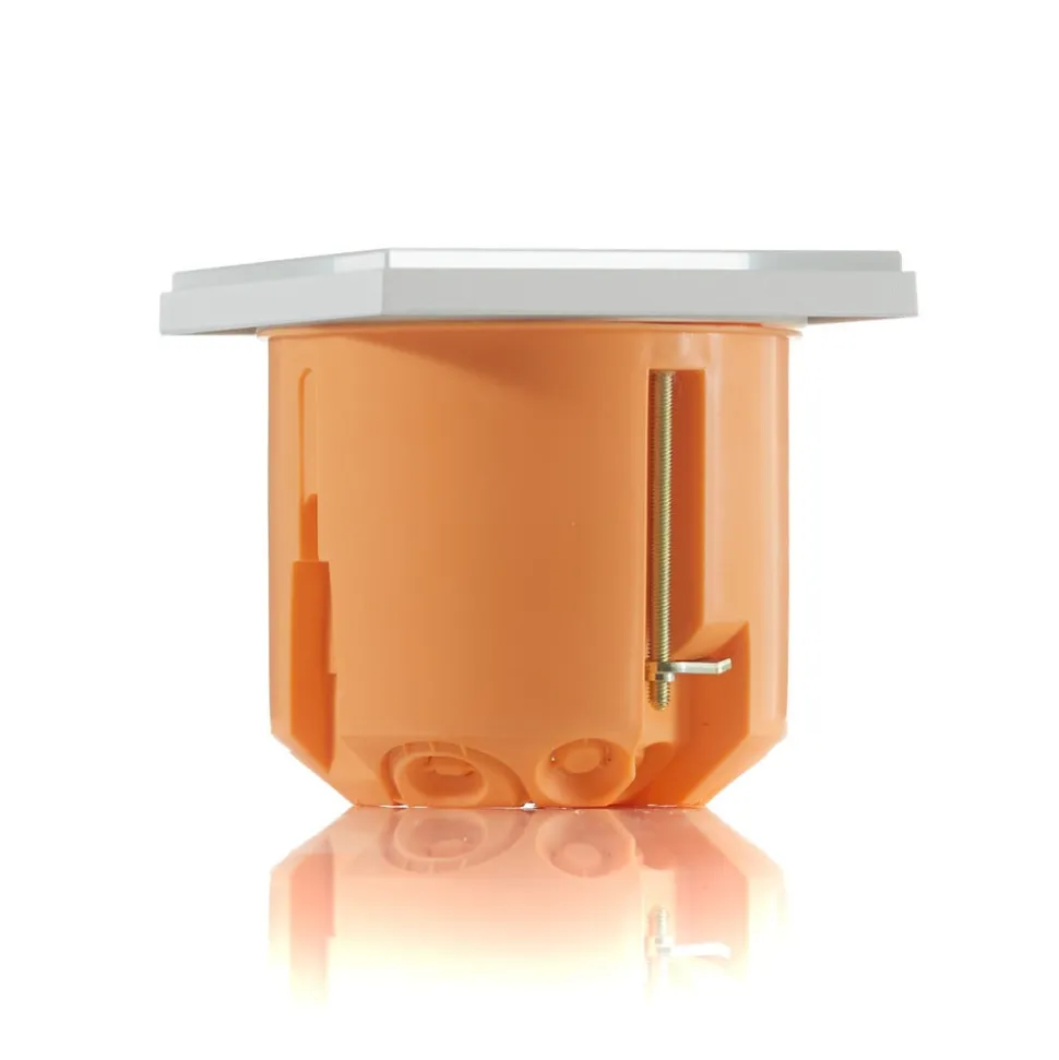 BEGA Accenta veggmontering kantet ring hvit 315lm