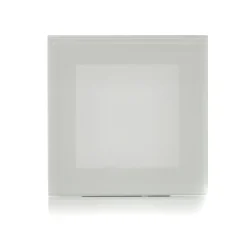 BEGA Accenta veggmontering kantet ring hvit 160lm