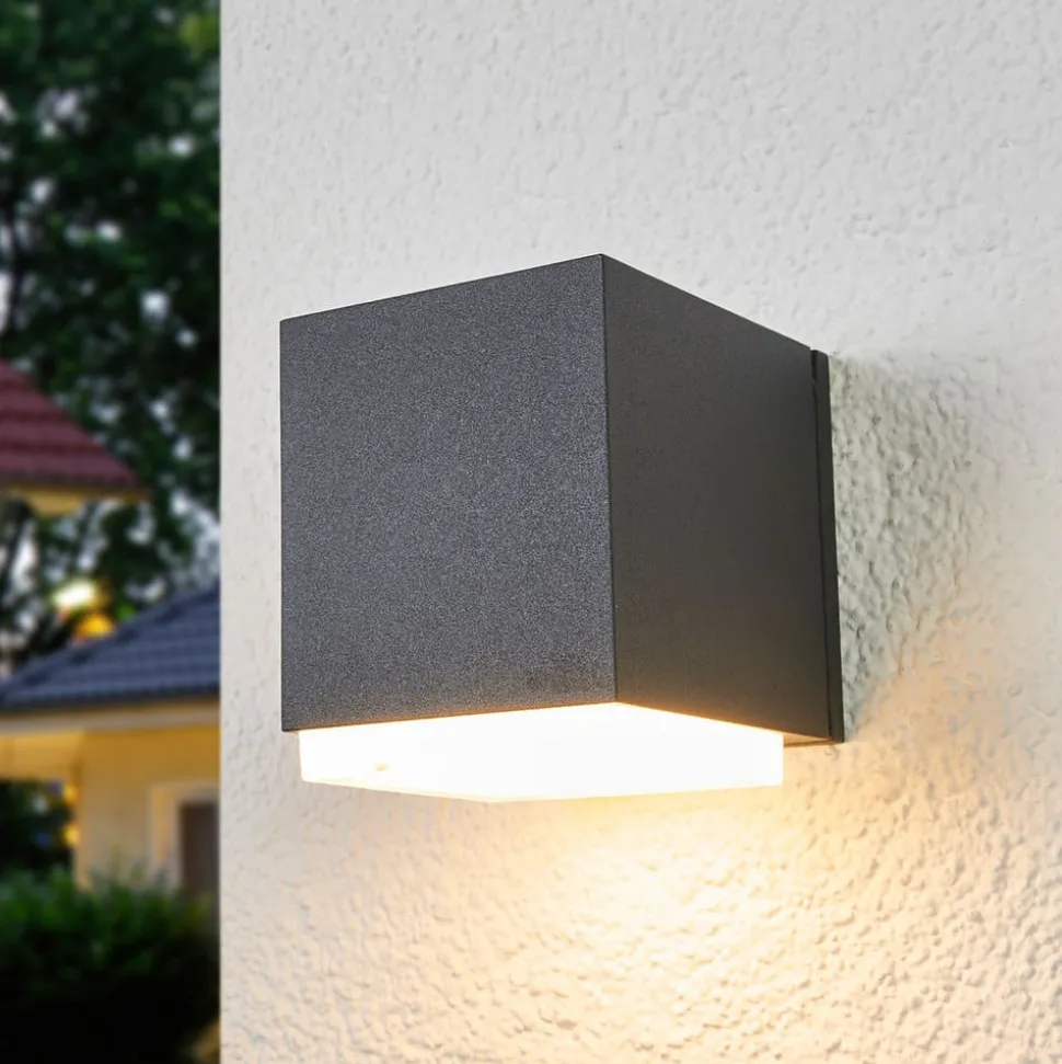 BEGA 33405K3 LED-utevegglampe, grafitt 3000K down