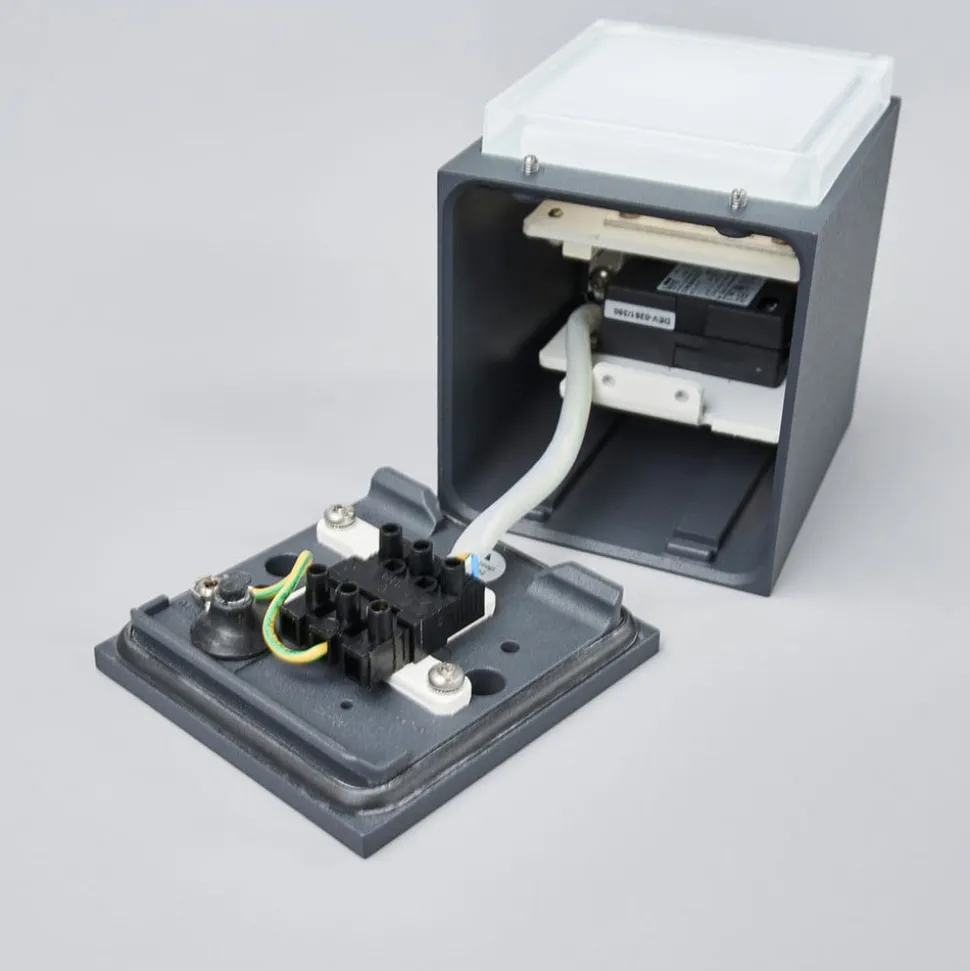 BEGA 33405K3 LED-utevegglampe, grafitt 3000K down