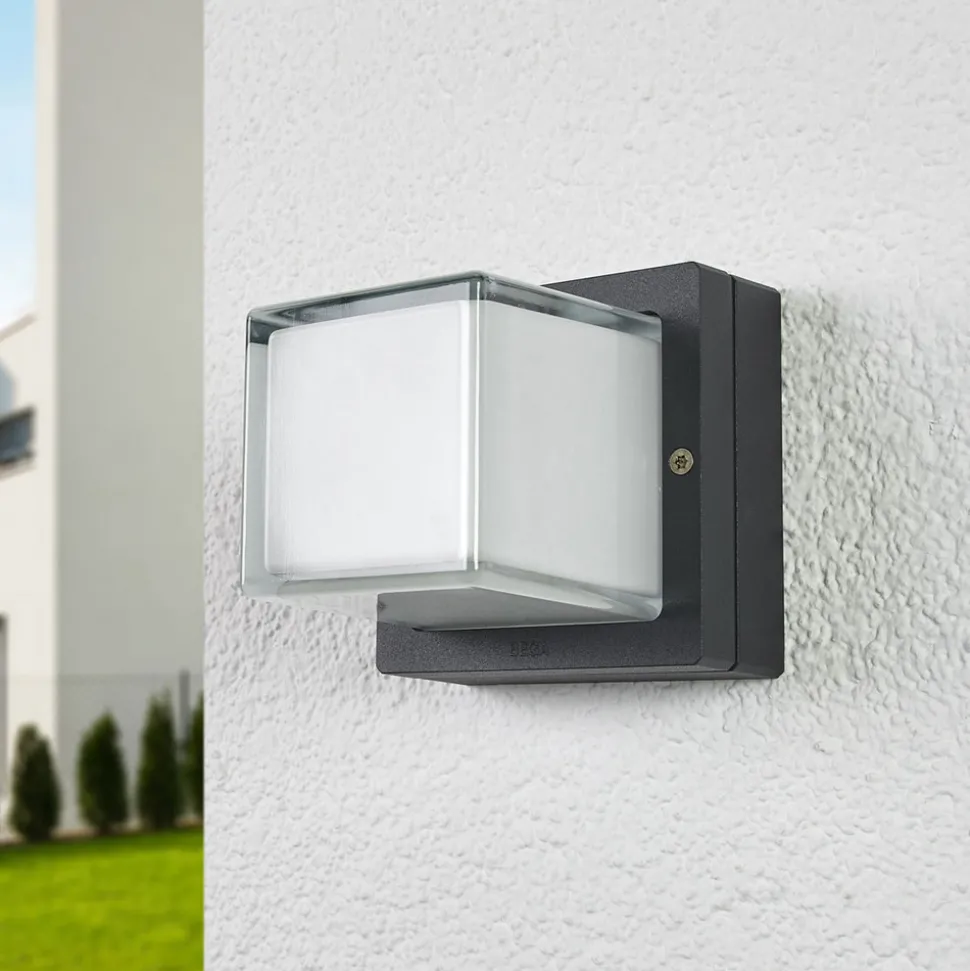 BEGA 22432K3 utendørs LED-vegglampe, grafitt 3000K