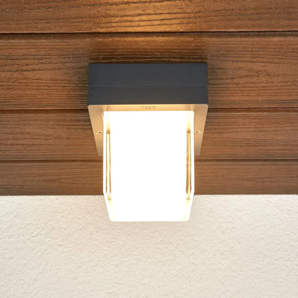 BEGA 22432K3 utendørs LED-vegglampe, grafitt 3000K