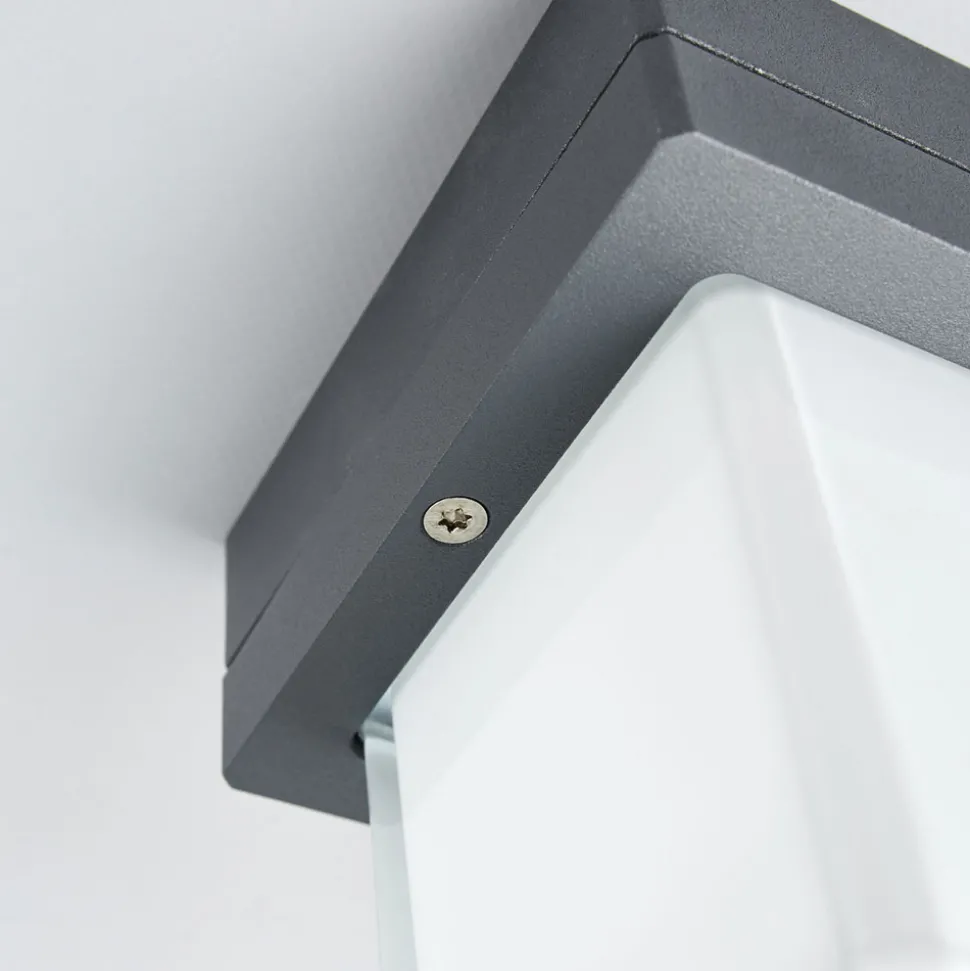 BEGA 22432K3 utendørs LED-vegglampe, grafitt 3000K