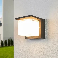 BEGA 33327K3 utendørs LED-vegglampe, grafitt 3000K
