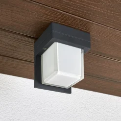 BEGA 33327K3 utendørs LED-vegglampe, grafitt 3000K