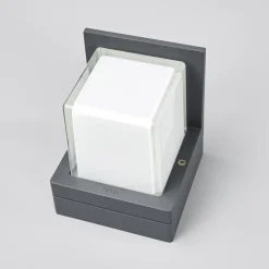 BEGA 33327K3 utendørs LED-vegglampe, grafitt 3000K