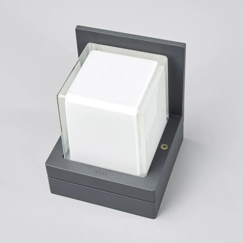 BEGA 33327K3 utendørs LED-vegglampe, grafitt 3000K