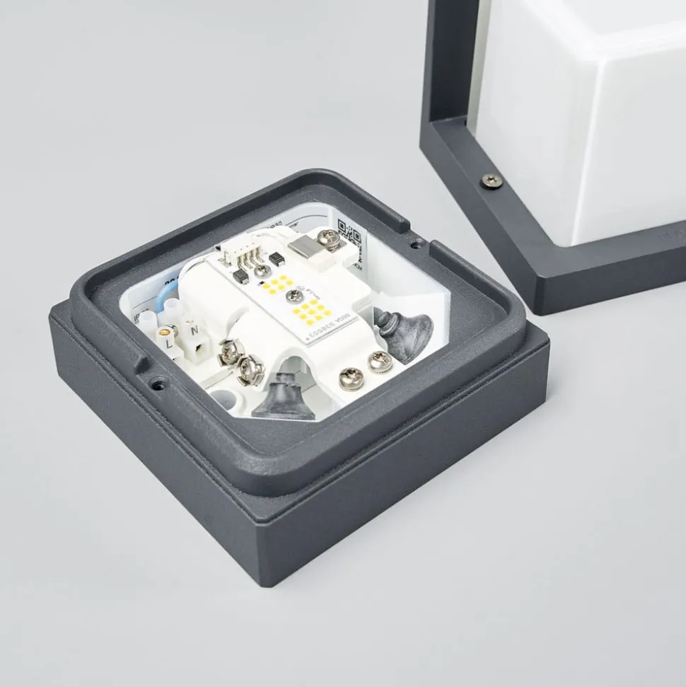 BEGA 33327K3 utendørs LED-vegglampe, grafitt 3000K