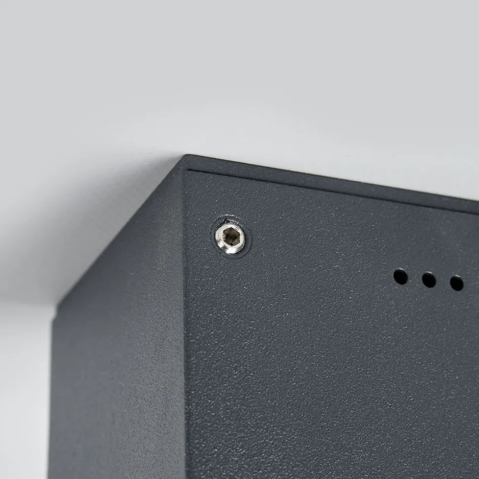 BEGA 66157K3 utendørs taklampe, grafitt 3000K 38°