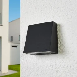 BEGA 22215K3 utendørs vegglampe, grafit 3000K, 9cm