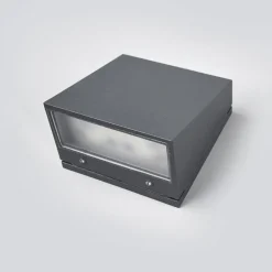 BEGA 22215K3 utendørs vegglampe, grafit 3000K, 9cm