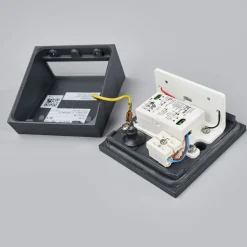 BEGA 22215K3 utendørs vegglampe, grafit 3000K, 9cm