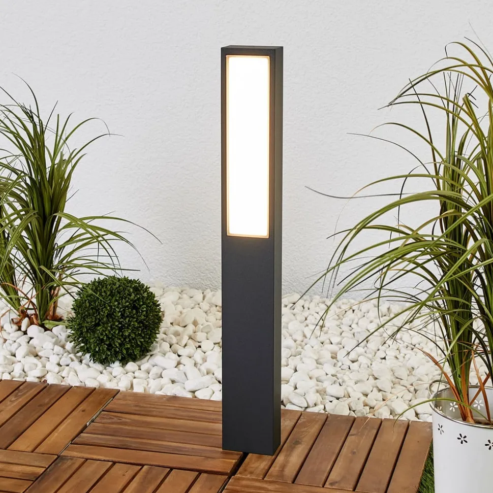 BEGA 77246K3 veilampe kantet grafitt 3000K 1 side