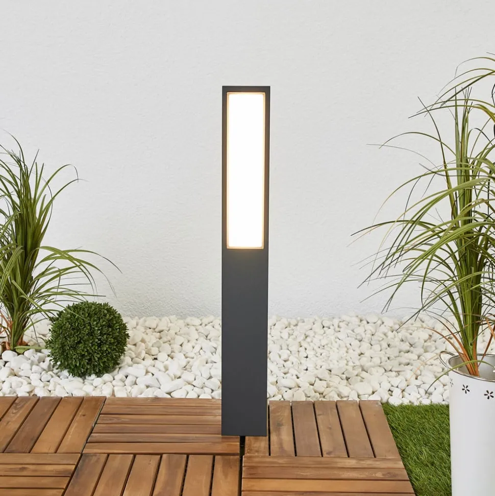 BEGA 77246K3 veilampe kantet grafitt 3000K 1 side