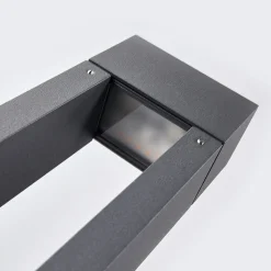 BEGA 77265K3 veilampe kantet grafitt 3000K åpen