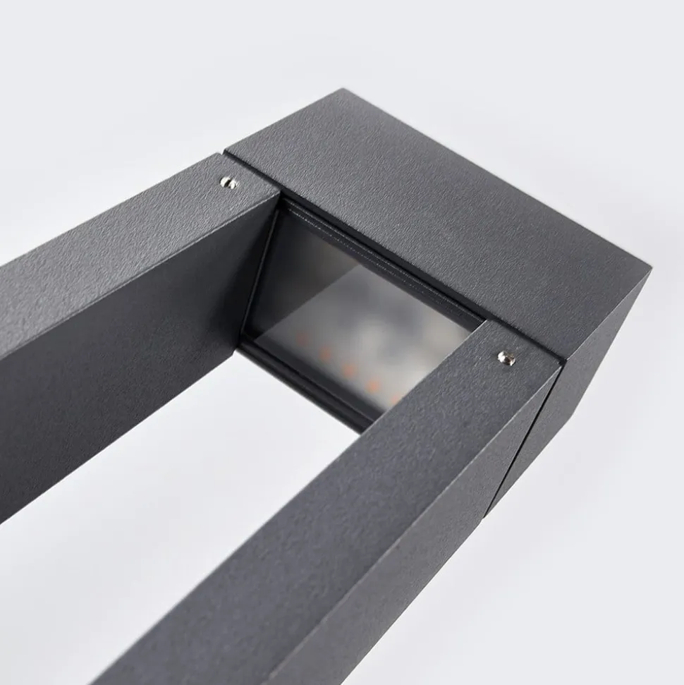 BEGA 77265K3 veilampe kantet grafitt 3000K åpen