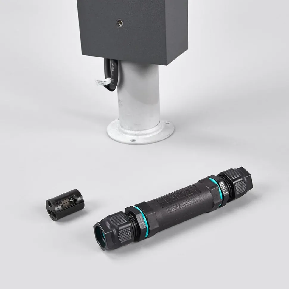 BEGA 77265K3 veilampe kantet grafitt 3000K åpen