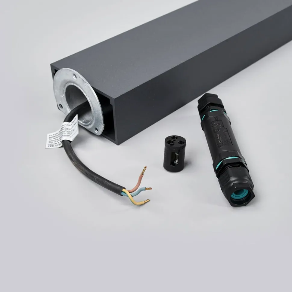 BEGA 77237K3 veilampe kantet grafitt 3000K down