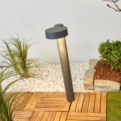 BEGA 77218K3 veilampe rund grafitt 3000K down