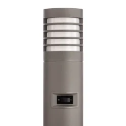 Bega LED-gatelampe 85061AK3, grå, 3000 K, støpt aluminium