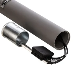 Bega LED-gatelampe 85061AK3, grå, 3000 K, støpt aluminium