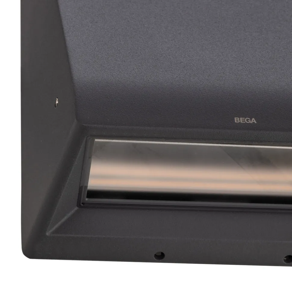 BEGA LED-gulvmontert armatur 85118K3 grafitt aluminiumsstøpe DALI, 830