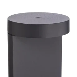 Bega LED-sokkellampe 84749, grafitt, støpt aluminium, glass