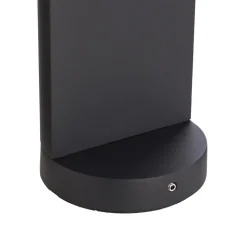 Bega LED-sokkellampe 84749, grafitt, støpt aluminium, glass