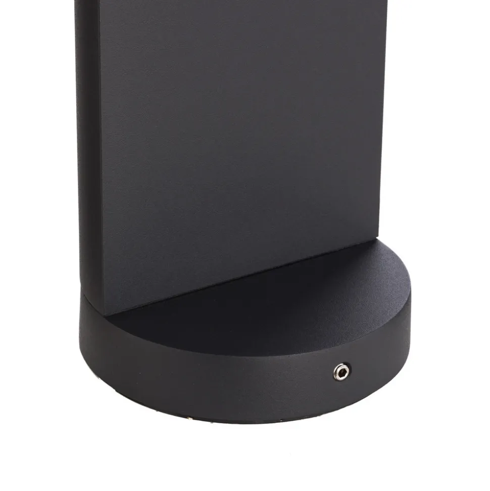 Bega LED-sokkellampe 84749, grafitt, støpt aluminium, glass