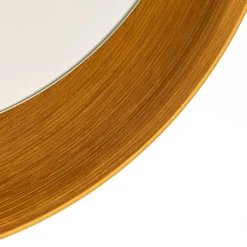 Bega LED-speil Studio Line svart-messing, Ø 50 cm