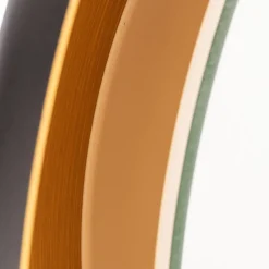 Bega LED-speil Studio Line svart-messing, Ø 50 cm